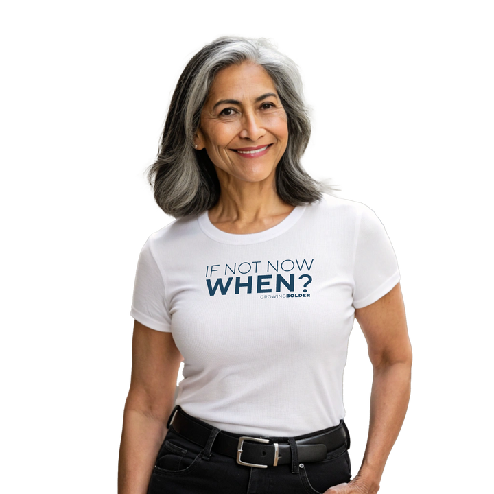 If Not Now, When? Navy Logo Unisex t-shirt