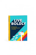 Live Boldly Postcard Book